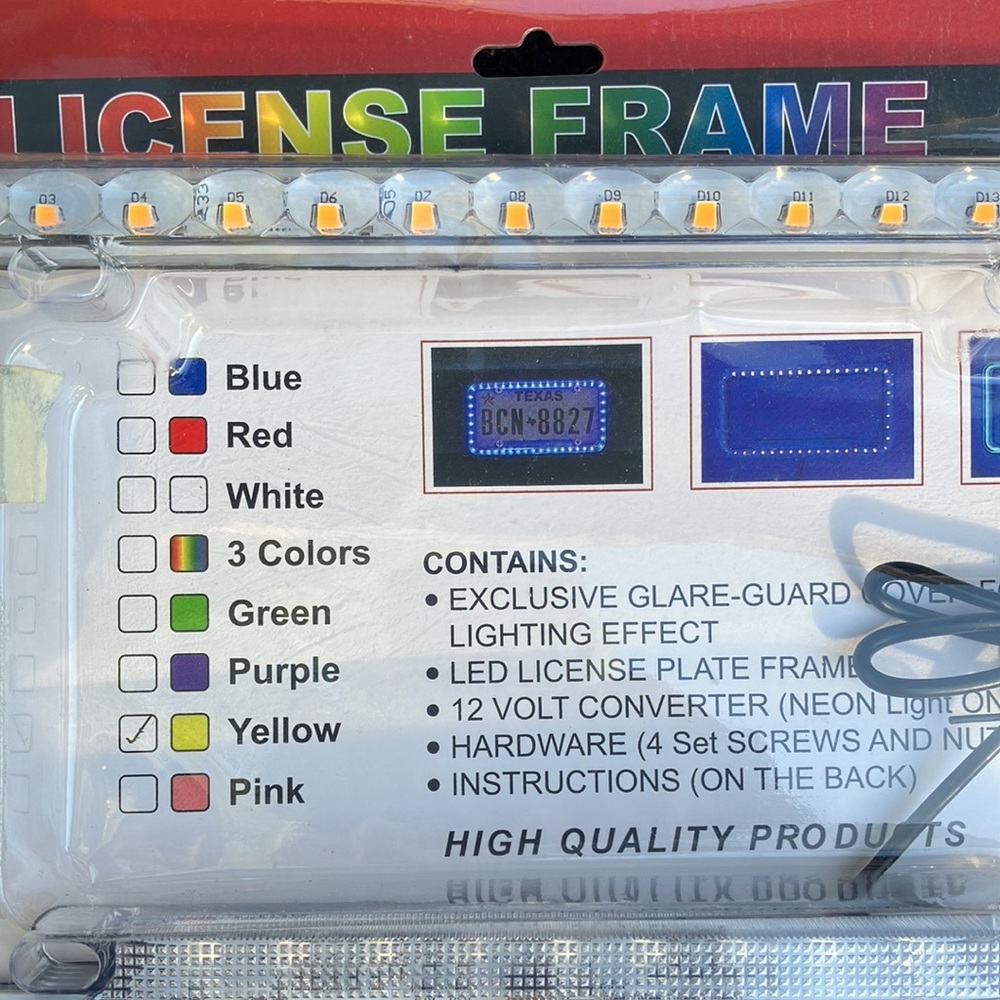 $10 with a bundle of $59 plus Auto license frame, never used, still in package